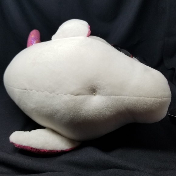 2014 TY BEANIE BOOS LARGE SPARKLES PLUSH DOLPHIN - Picture 4 of 11